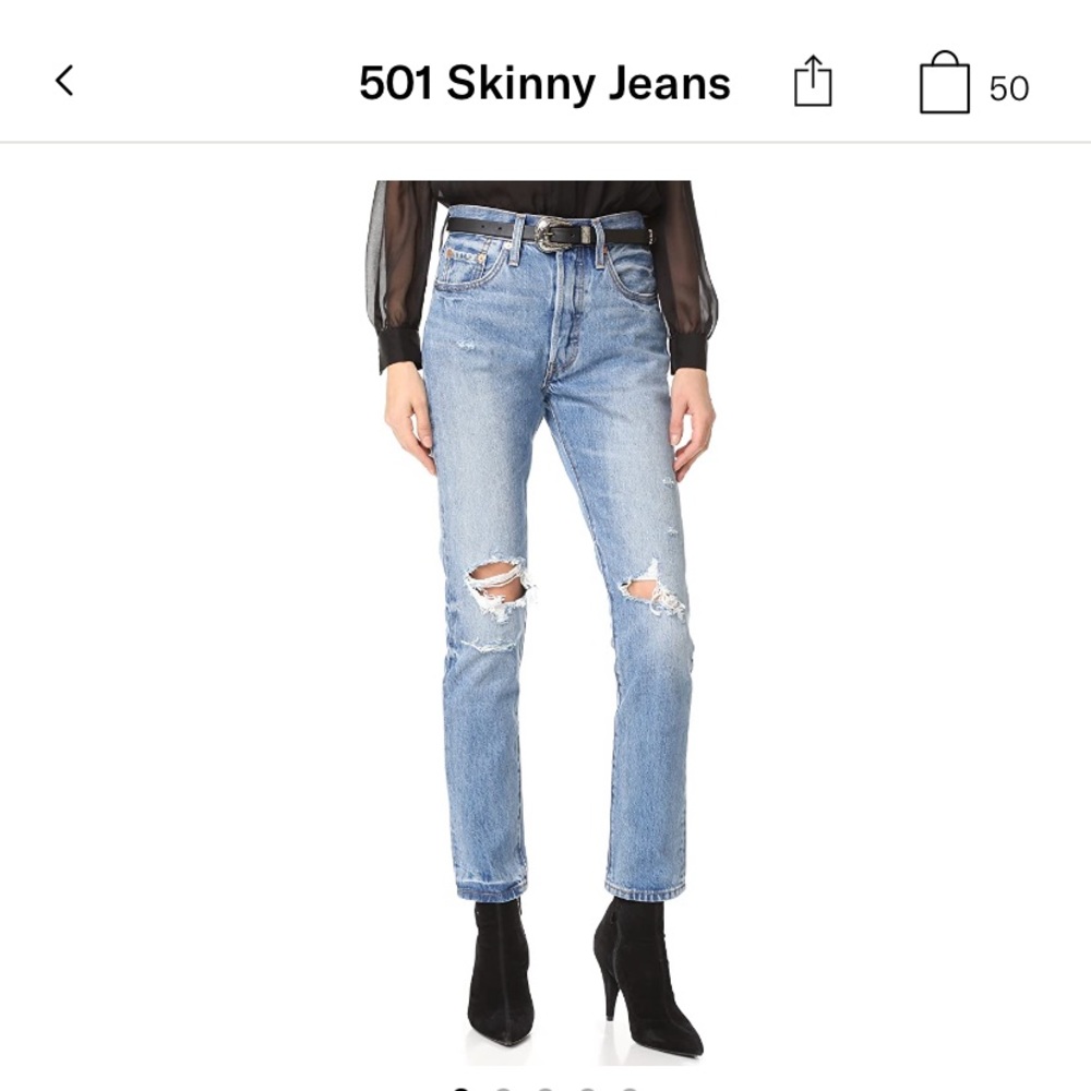 Levi’s 501 Skinny Jeans